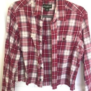 Cropped flannel
